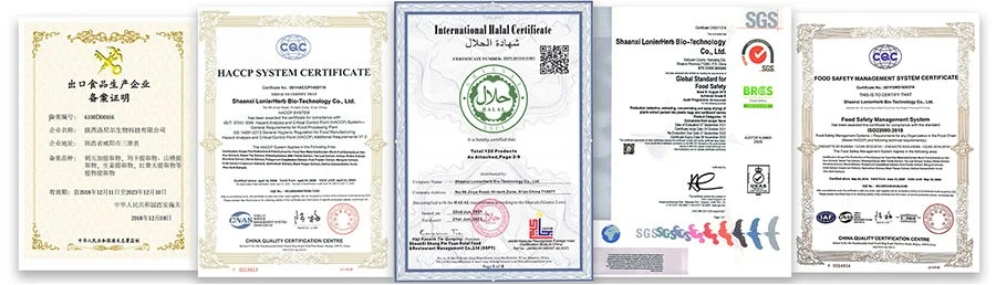 LonierHerb GPC Certificate LonierHerb GPC Certificate